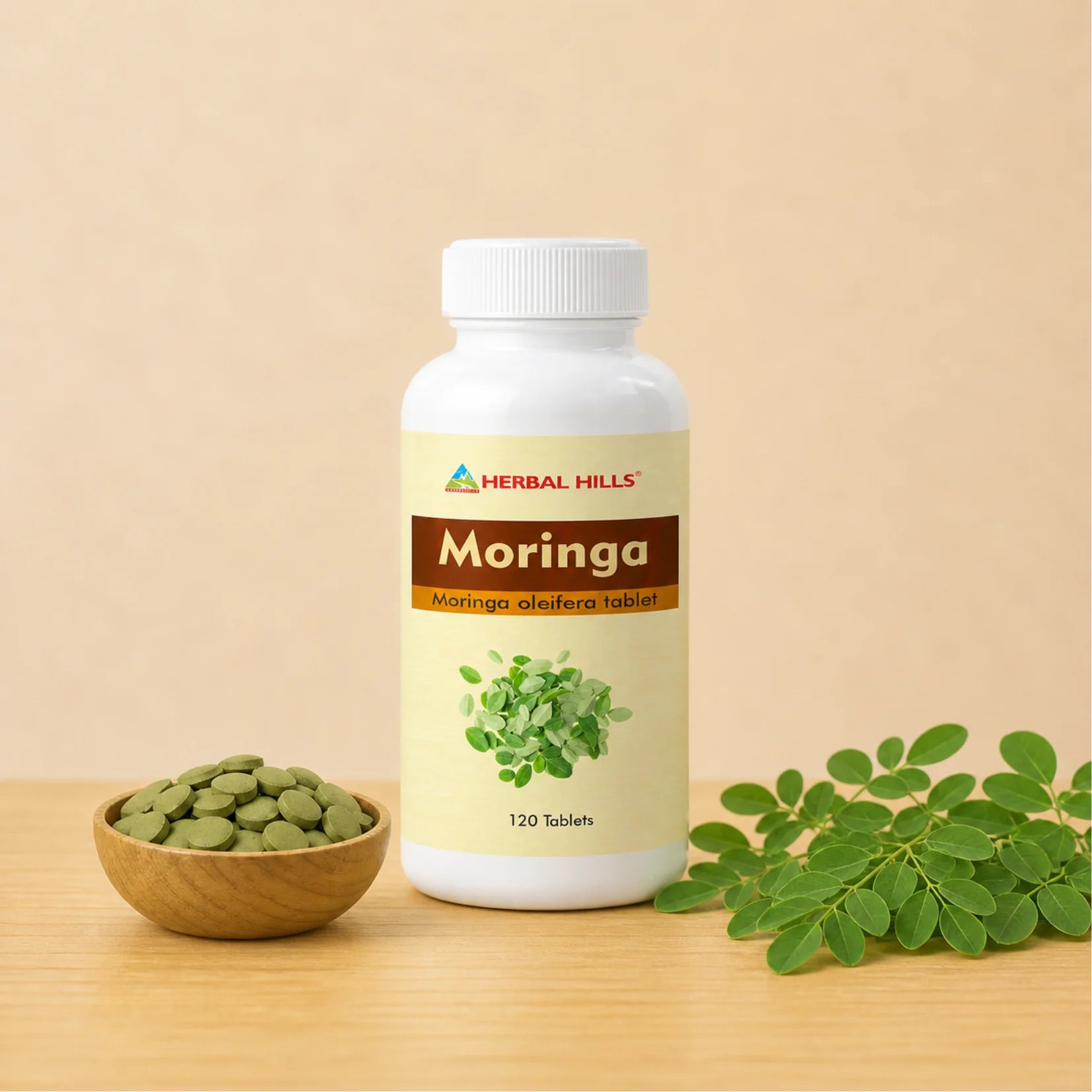 Moringa Tablets – 120 Tablets | Standardized Ayurvedic Quality | Herbal Hills