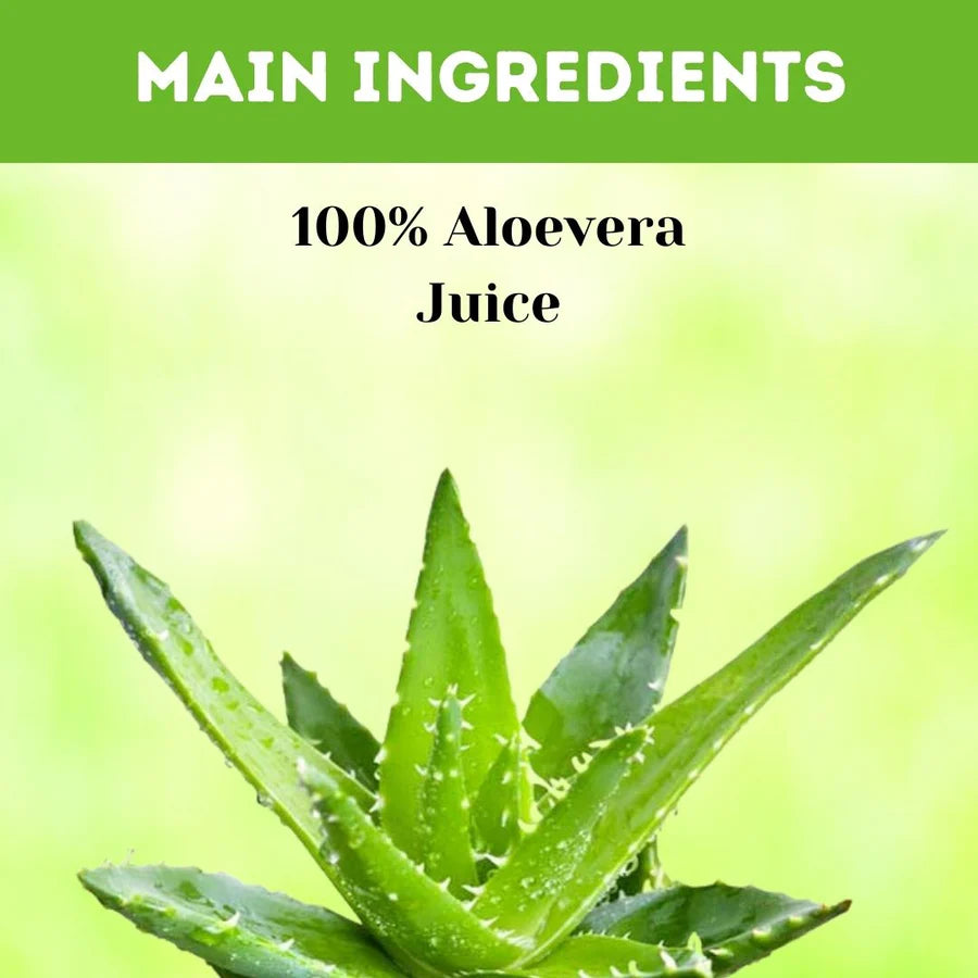 Aloevera Swaras Juice for Skin Health & Hair Growth Enhances Skin Improves Hair Growth & Glowing Skin 500 ML (pack of 2)