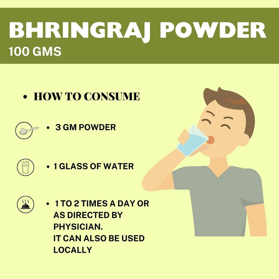 Bhringraj Powder – 1kg | Standardized Ayurvedic Quality | Herbal Hills