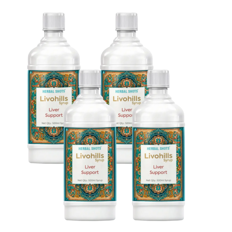 Ayurvedic Liver Tonic – Liver Support Syrup – Livohills Herbal Shots 500ml