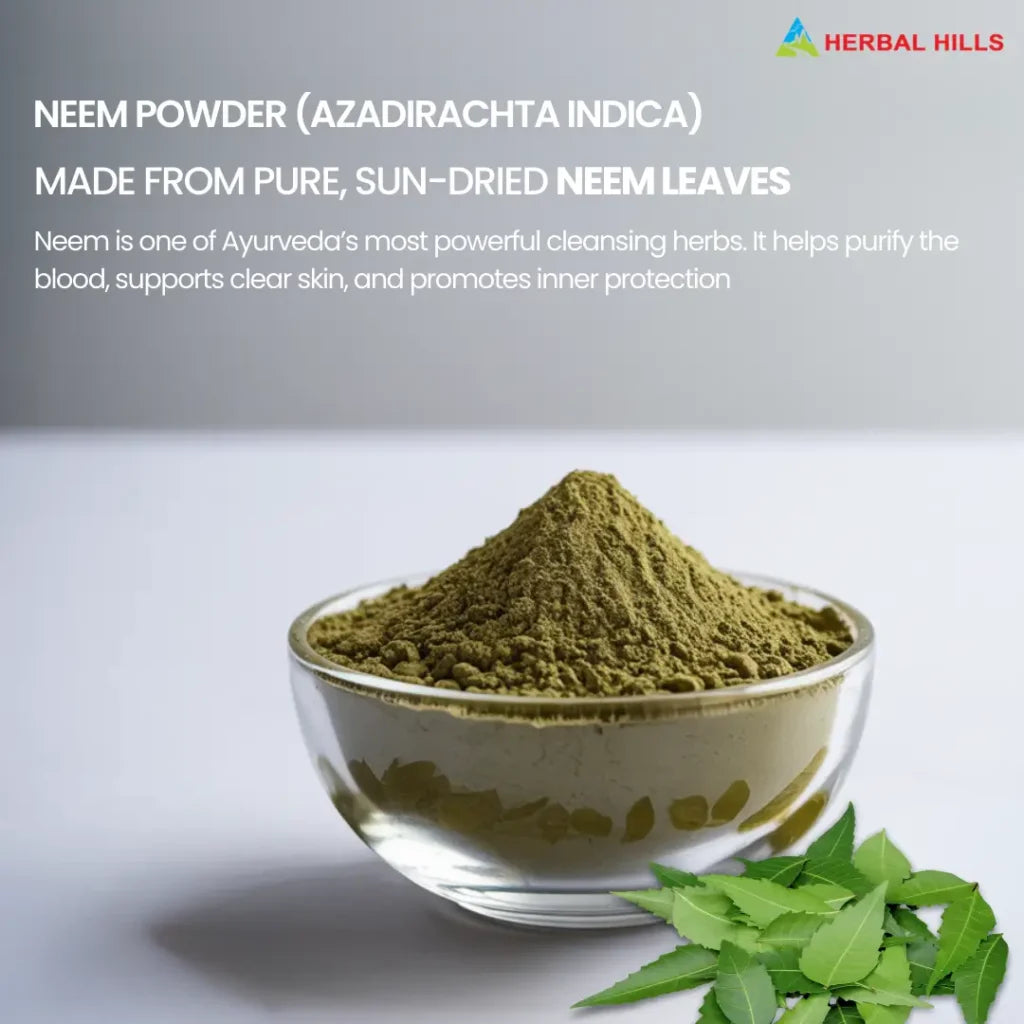 Neem Patra Powder – 1kg | Standardized Ayurvedic Quality | Herbal Hills