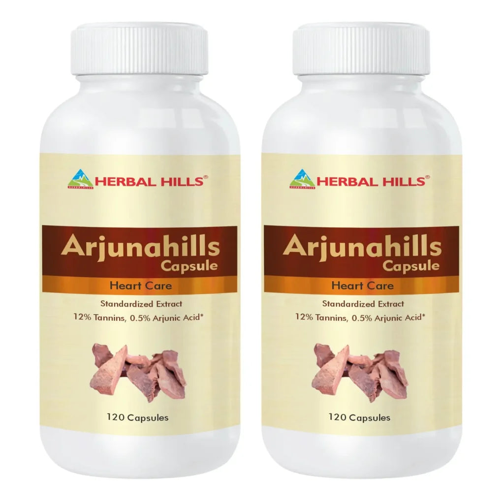 Herbal Hills – Arjuna Capsule for Heart Care – 120 Capsule