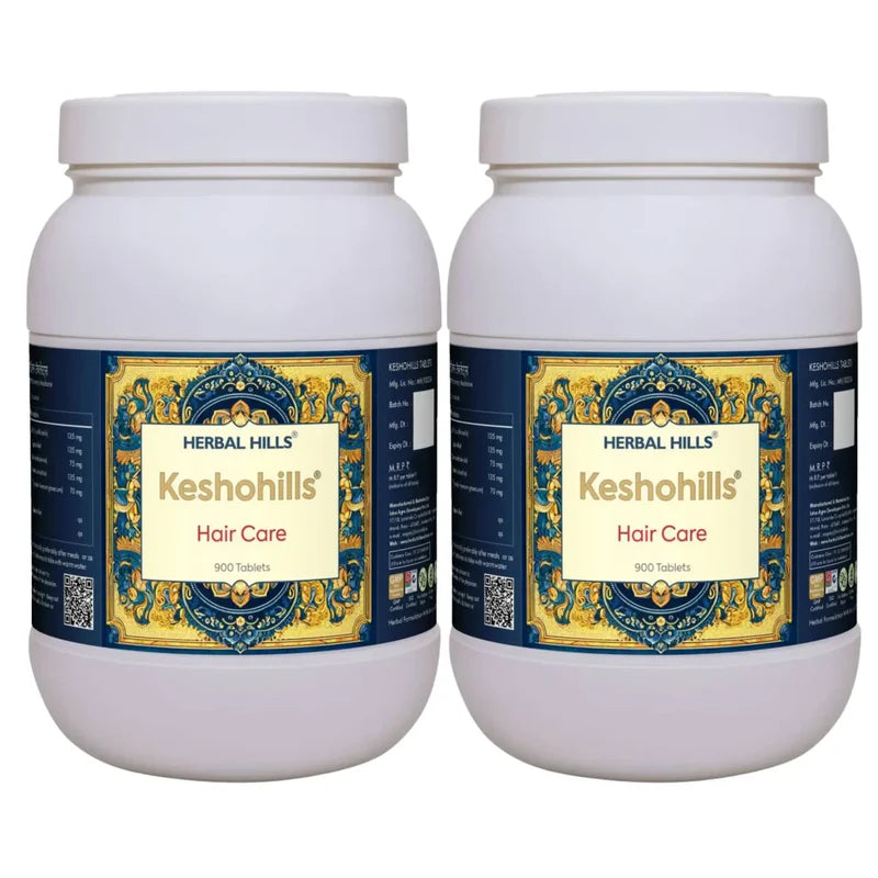 Natural Hair Care Formula – Keshohills Value Pack 900 Tablets (Pack of 2)