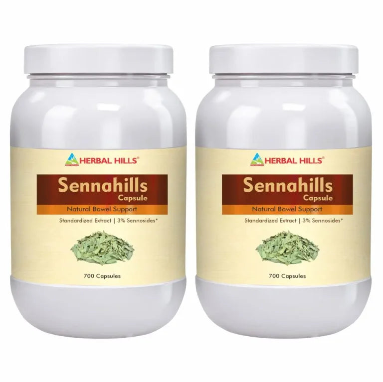 Sennahills Capsules – 700 Capsules (Pack of 2) | Standardized Ayurvedic Quality | Herbal Hills