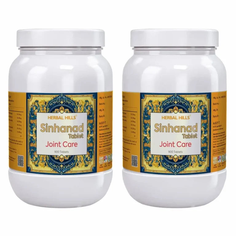 Sinhanadhills Ayurvedic Joint Wellness – 900 Tablets (Pack of 2) by Herbal Hills