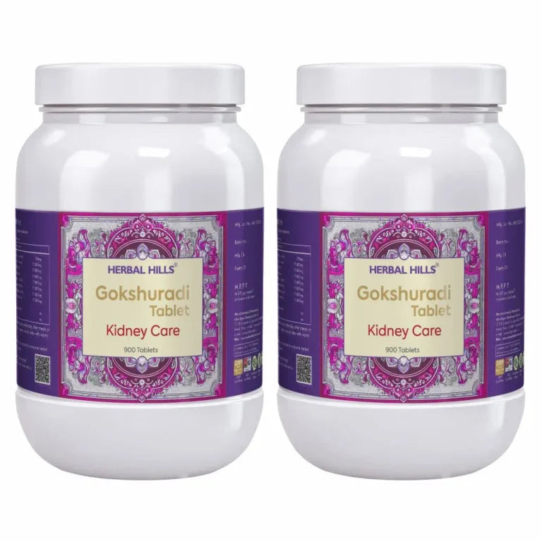 Gokshuradihills Tablet – 900 Tablets (Pack of 2) by Herbal Hills