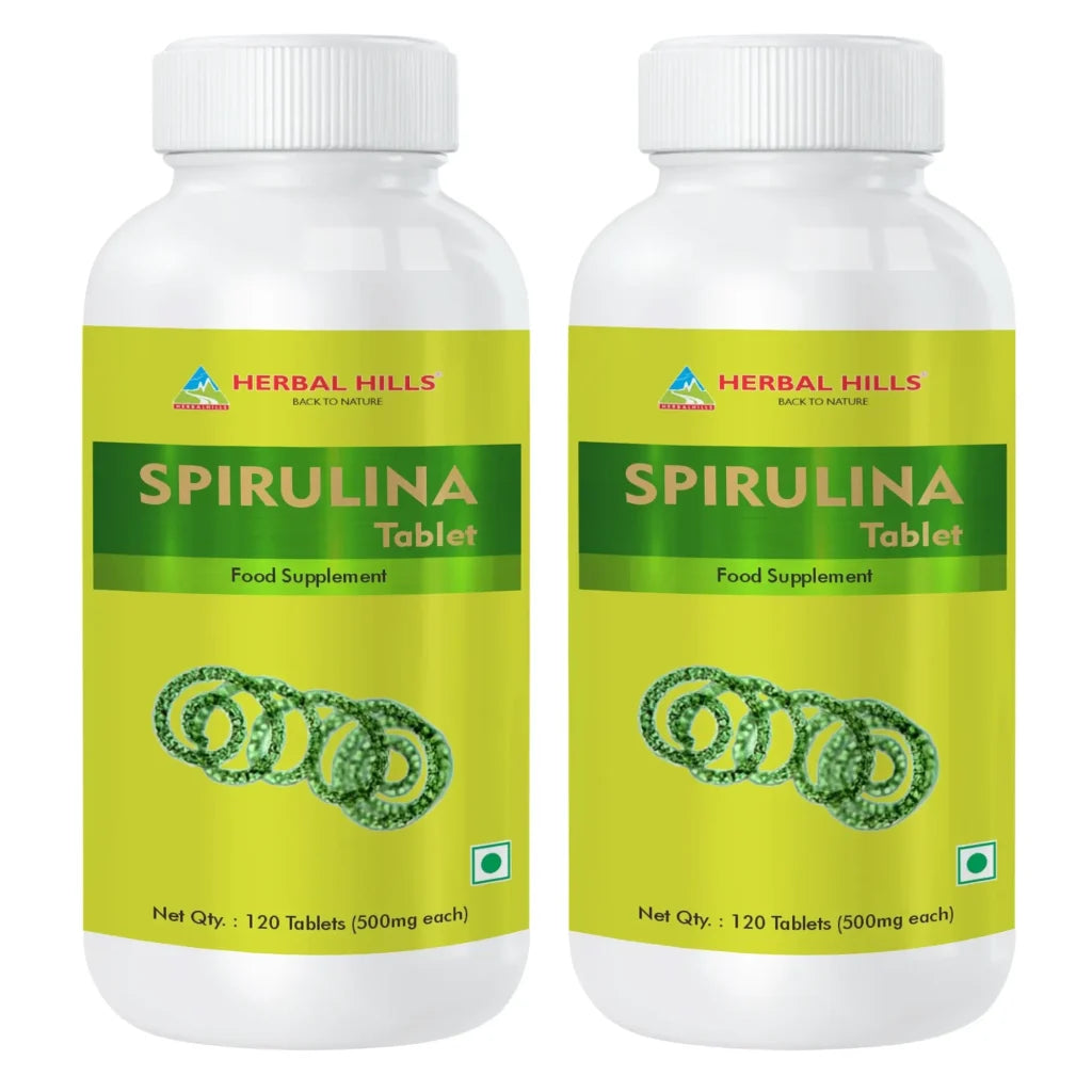 Spirulina 120 Tablets – Chlorophyll Rich Food
