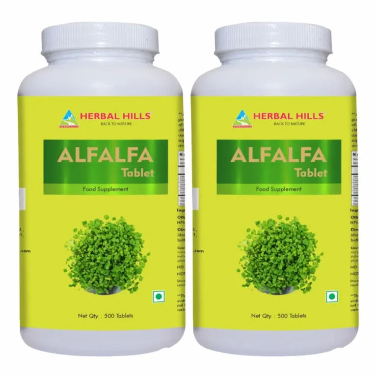 Alfalfa 500 Tablets for Immunity and General wellness. Immunity booster & improves strength and stamina