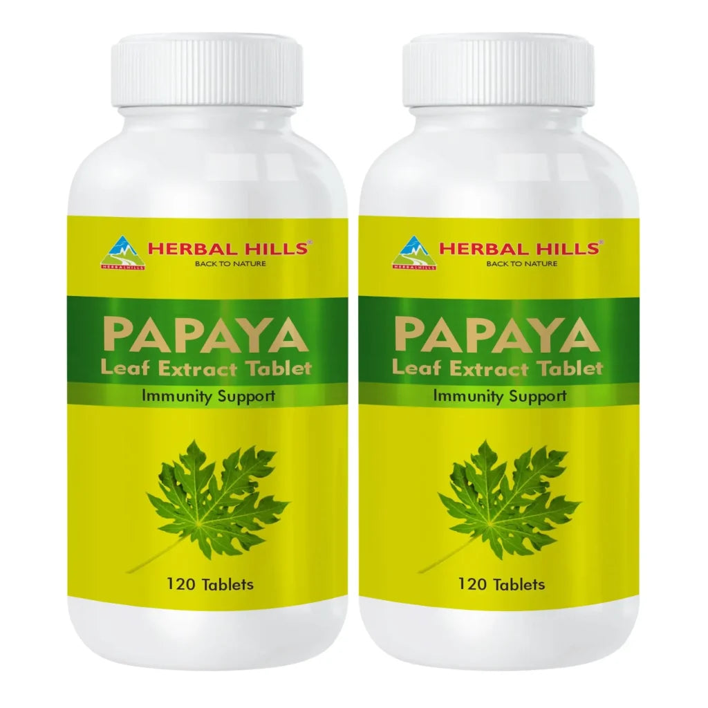 Papaya 120 tablets – Immunity booster 500mg carica leaf extract