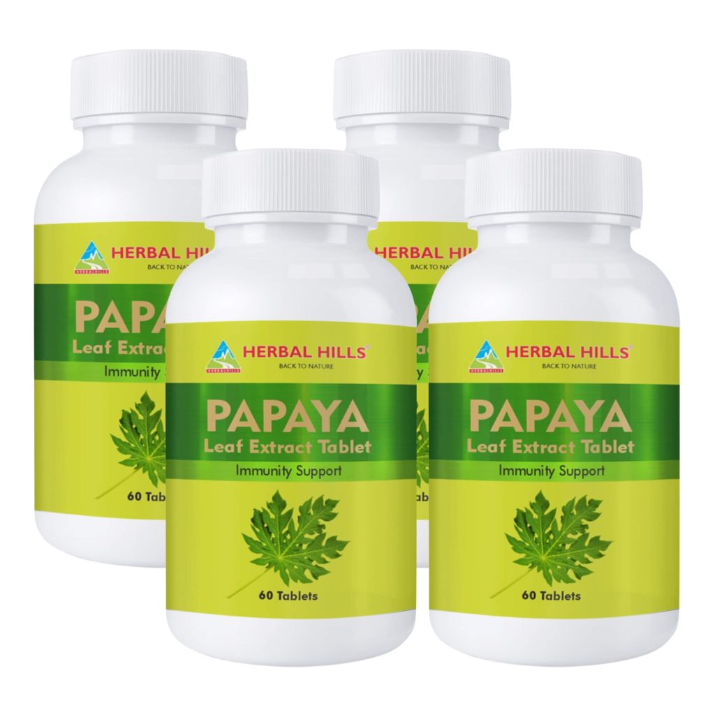 Papaya 60 tablets – Immunity booster 500mg carica leaf extract