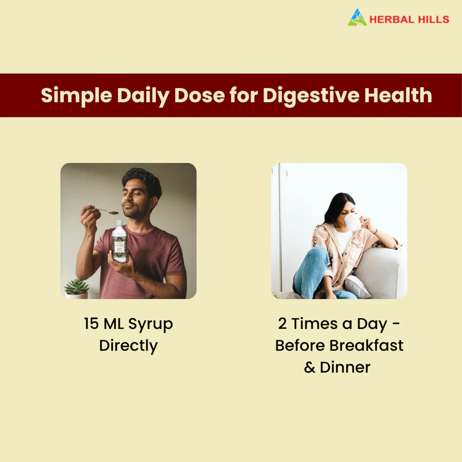 Digeshills Ayurvedic Digestive Support Syrup – 500 ml Pack of 5 by Herbal Hills