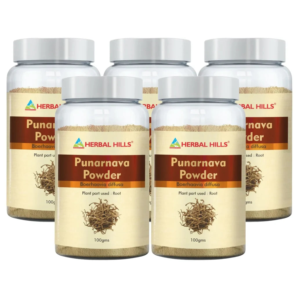 Punarnava Powder – 100 gms (Pack of 5)