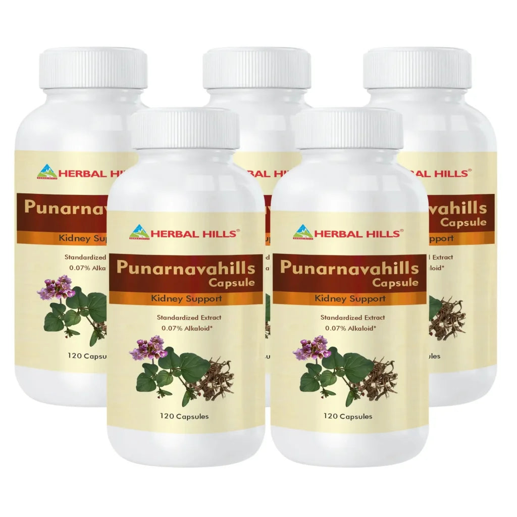 Punarnavahills 120 Capsule (Pack of 5)