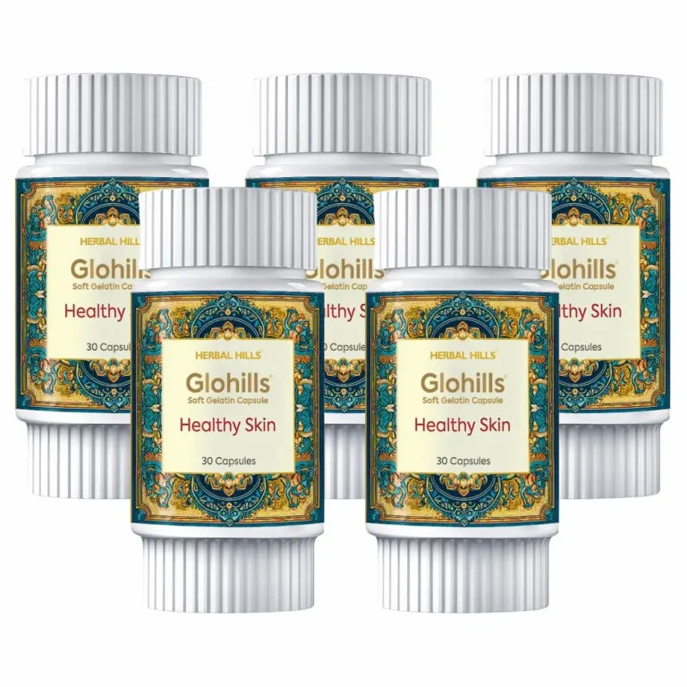 Natural Skin Care formulation – Glohills 30 Soft Capsule (pack of 5)