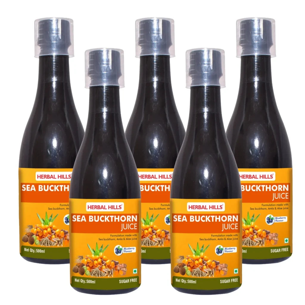 Sea Buckthorn Syrup (500ml) – A Superfood for all Health issues (pack of 5)