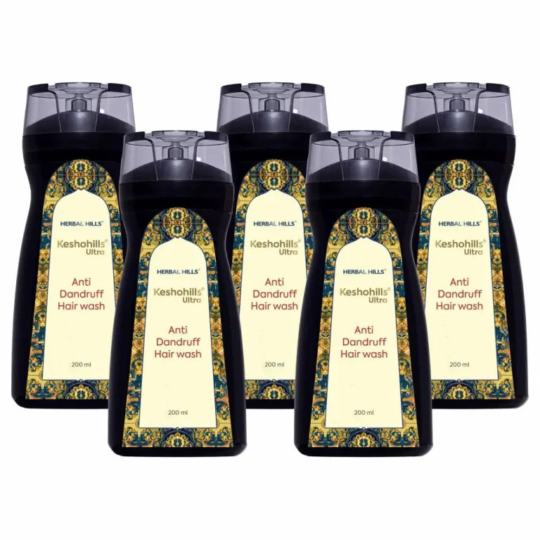 Herbal Hair Shampoo – Keshohills Hair Wash 200ml (pack of 5)