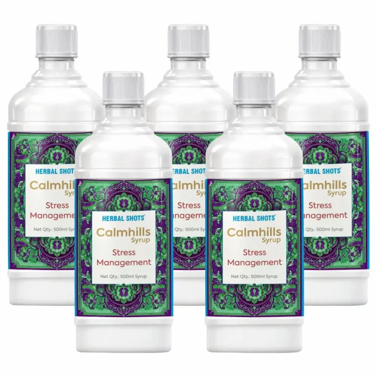 Calmhills Herbal Syrup – 500 ml | Traditional Herbal Beverage (Pack of 5)
