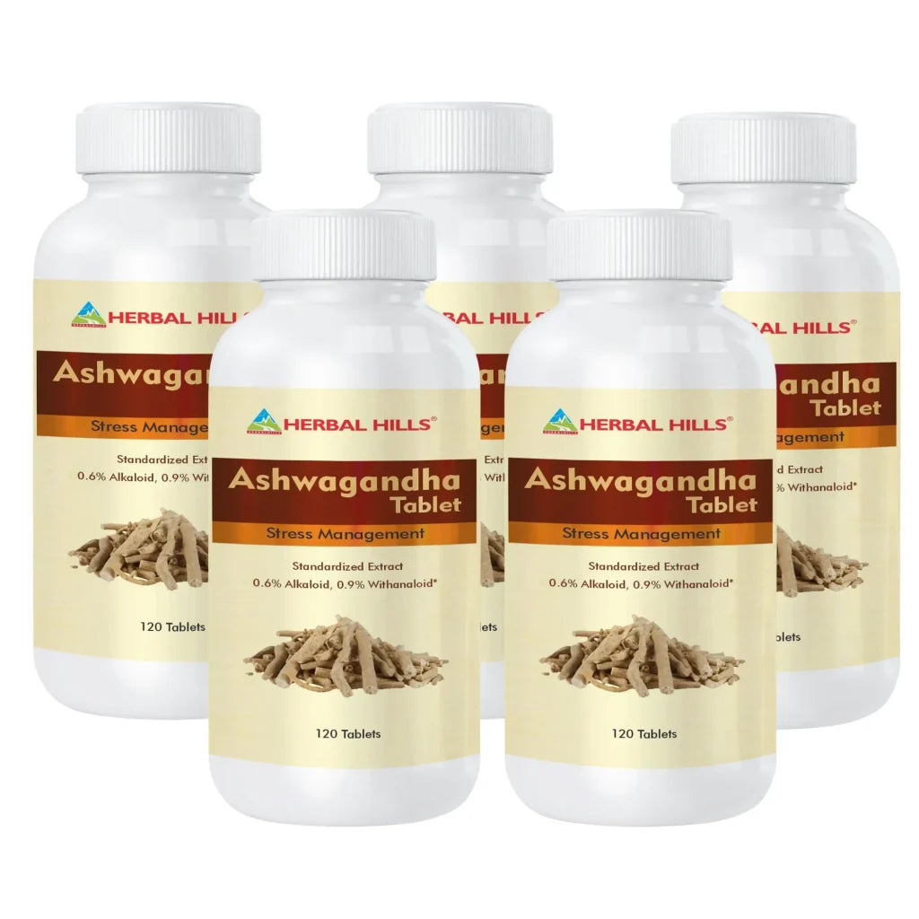 Ashwagandha Tablets | Ashwagandha Tablets 120 (pack of 5)