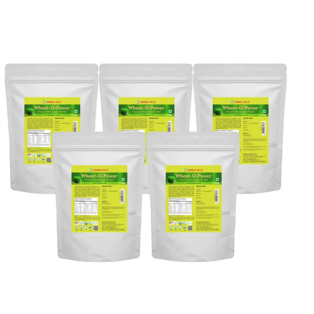 Wheat-O-Power 1 Kg (Value Pack) – Organic Green Food Powder