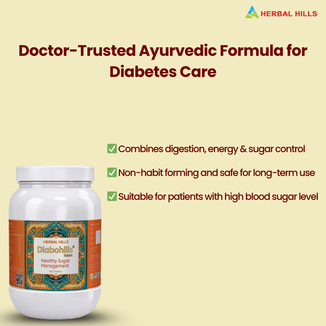 Herbal Hills Diabohills Cordyceps Capsules – Sugar Management Support – 700 Capsules