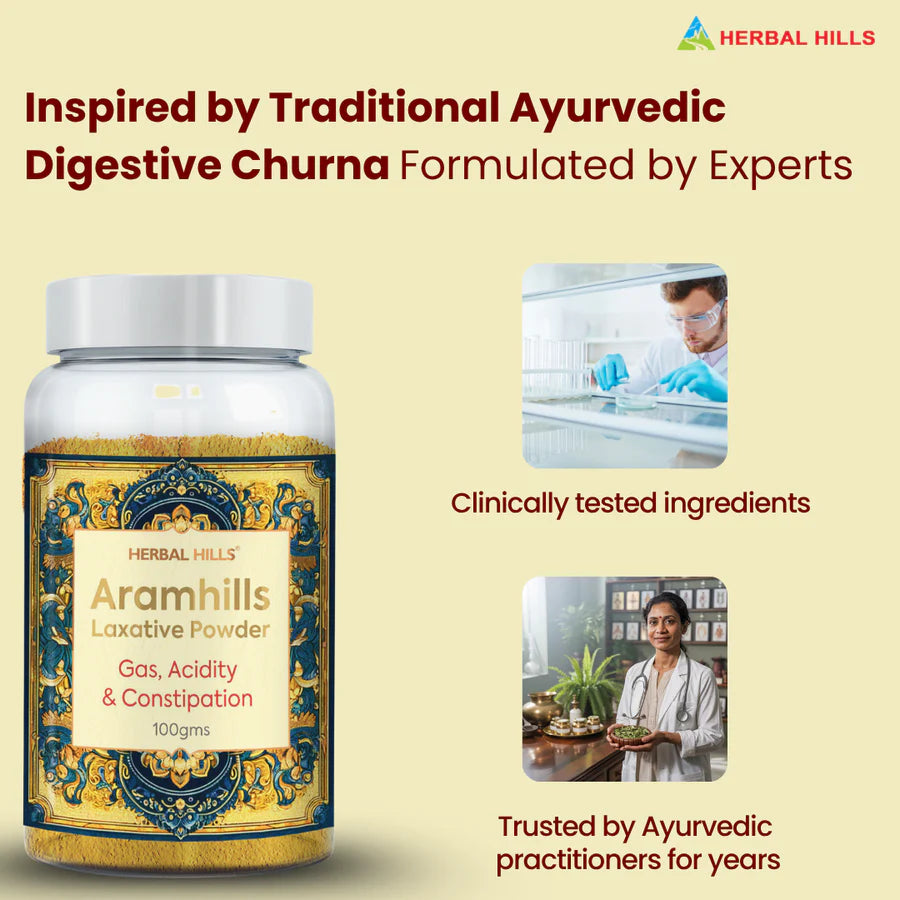 Aramhills Ayurvedic Digestive Comfort Powder – 100 g by Herbal Hills