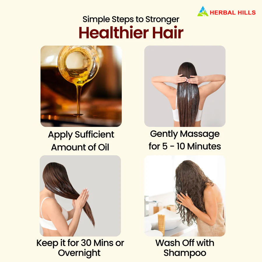 Kesho Forte Ayurvedic Hair Care Oil – 100 ml Pack of 5 by Herbal Hills