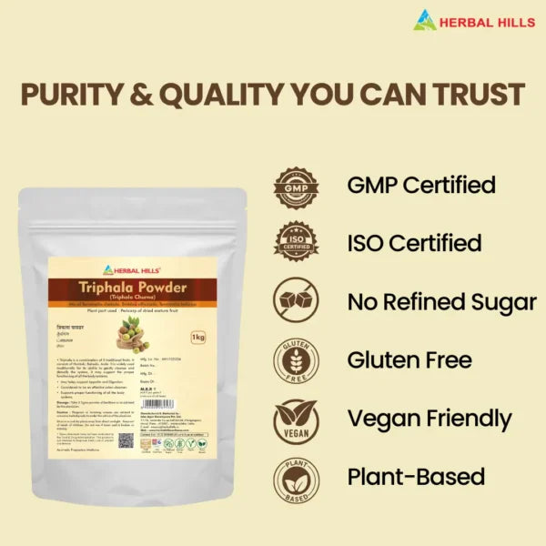 Triphala Powder – 1 kg | Ayurvedic Herbs