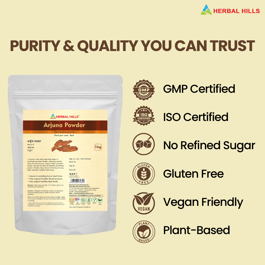 Arjuna Powder – 1 kg Pack