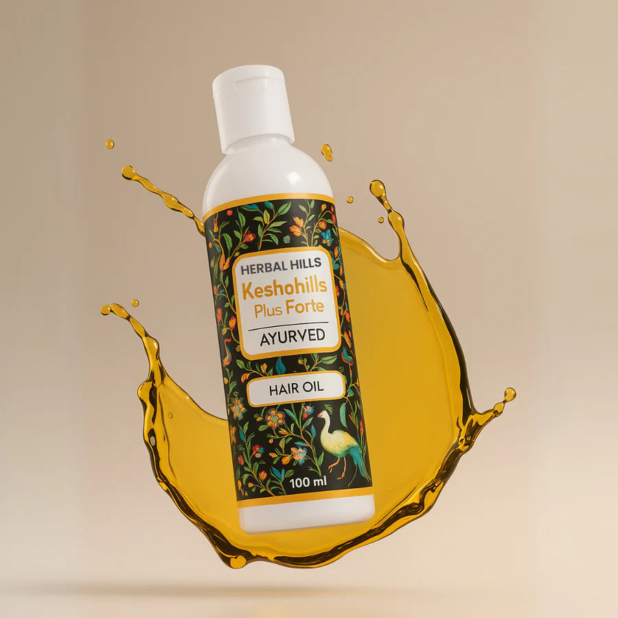 Kesho Forte Ayurvedic Hair Care Oil – 100 ml Pack of 5 by Herbal Hills