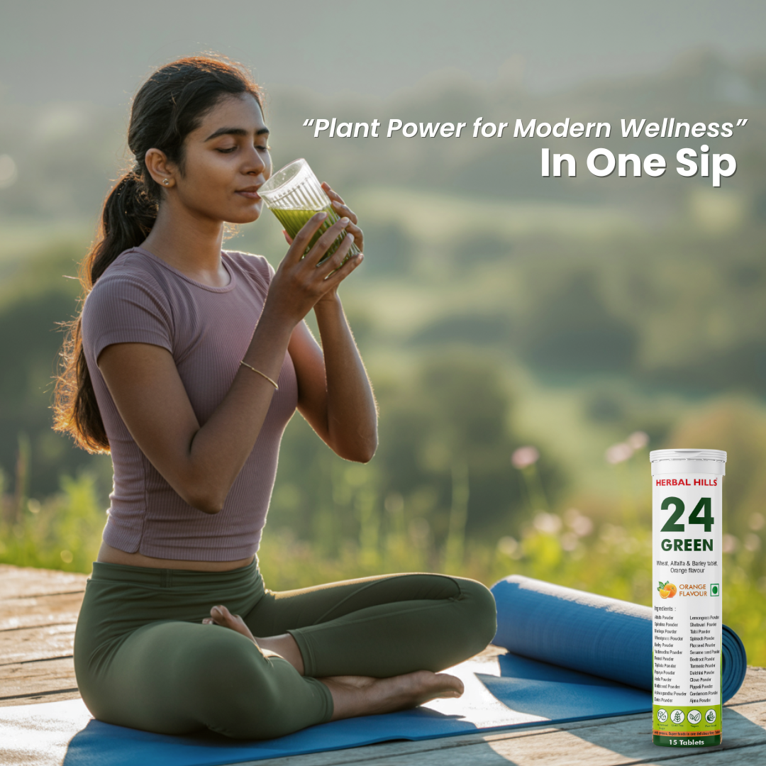 24 Green Tablet – for Weight Management, Immunity, Detox, Daily Energy & Stamina