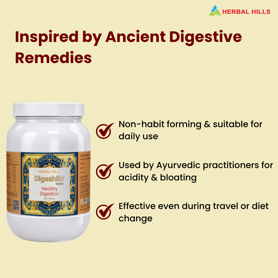 Digeshills 900 Tablets – Ayurvedic Digestive Tablets