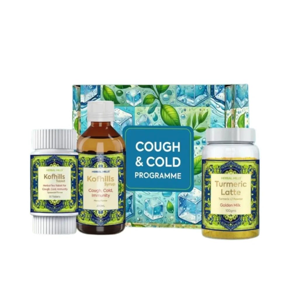 Cough & Cold Support Kit – Herbal Hills 3-in-1 Seasonal Wellness Pack