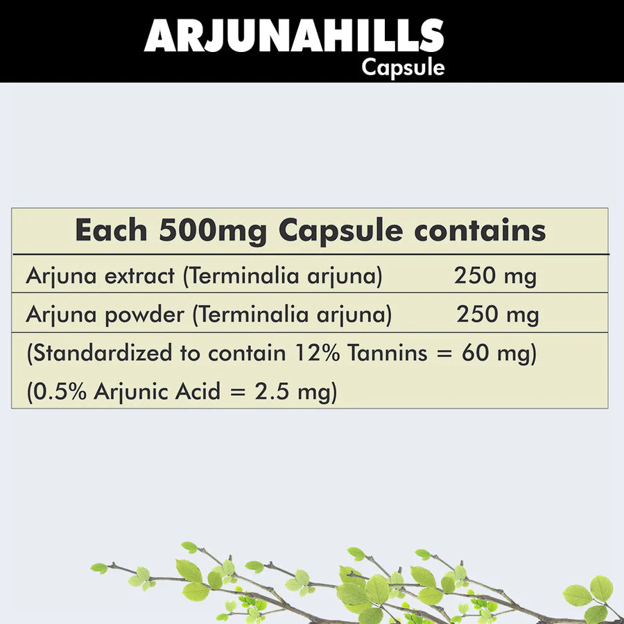 Herbal Hills – Arjuna Capsule for Heart Care – 120 Capsule (Pack of 5)