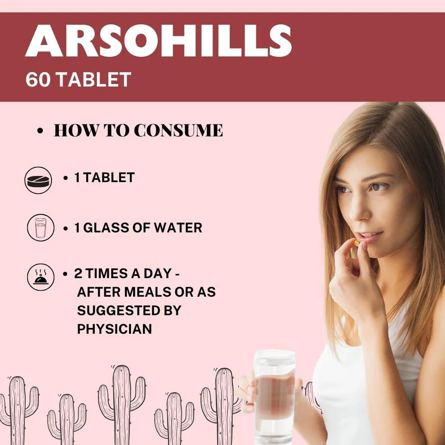 Arsohills Herbal Tablets – 900 Count | Traditional Ayurvedic Wellness Tablets