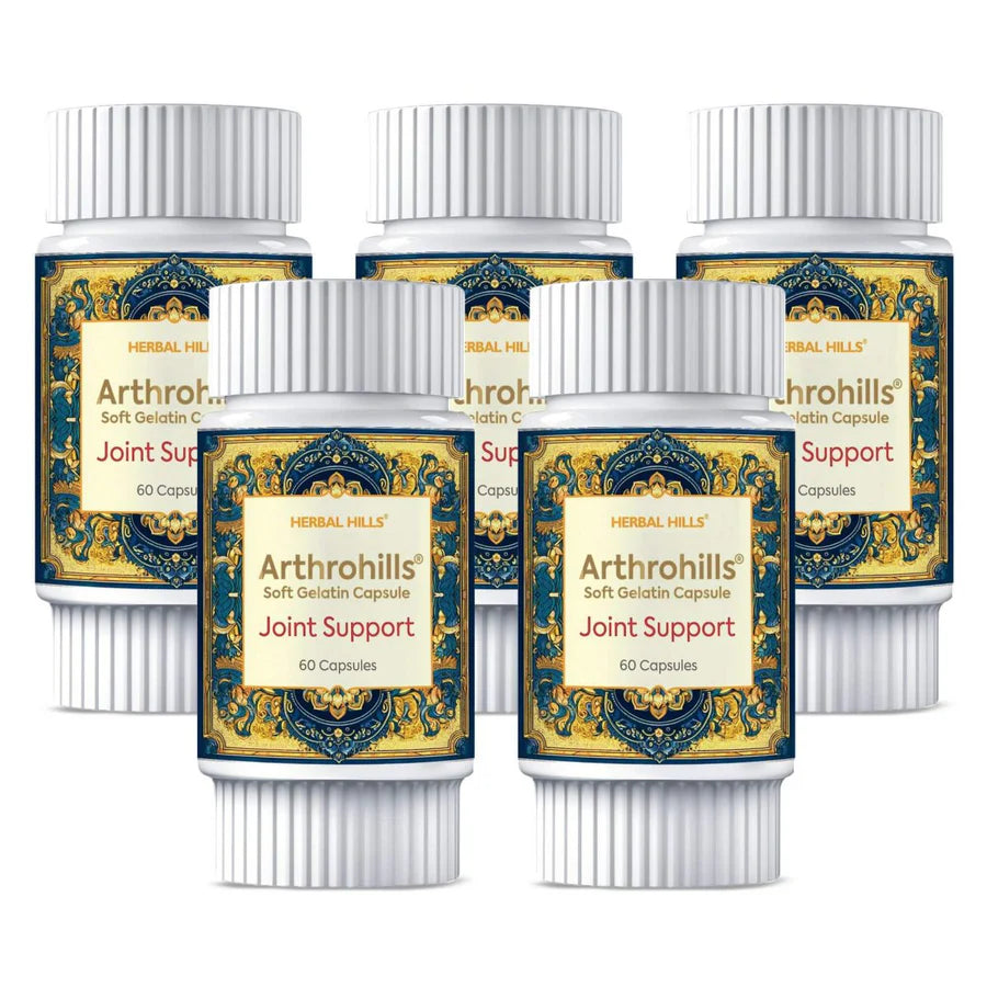 Arthrohills 30 Soft Capsules | Traditional Herbal Wellness Support (pack 5)