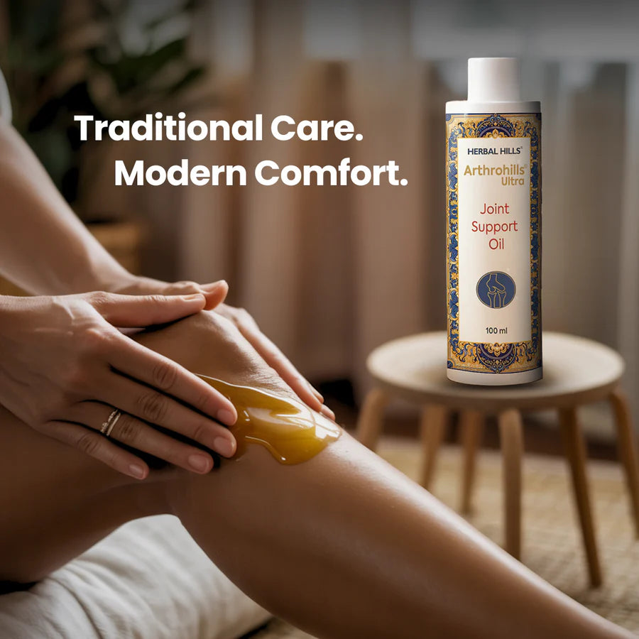 Arthrohills Herbal Massage Oil – 100ml | Ayurvedic Joint Care