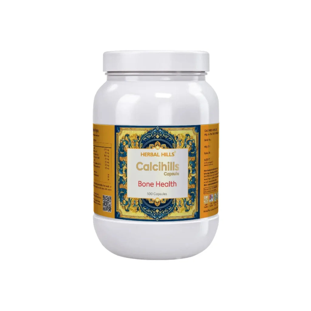 Natural Calcium supplement – Calcihills 500 Capsules Pack