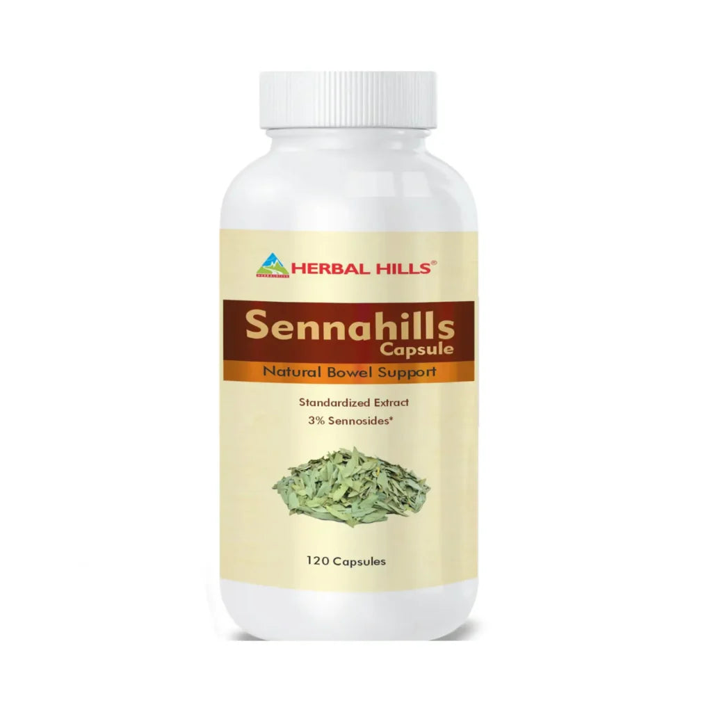 Sennahills Herbal Supplement – 120 Capsules | Senna Leaf Extract for Wellness