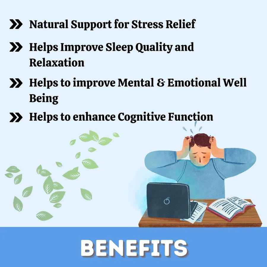 Calmhills Calm & Relaxation Support Capsules – 900 Capsules Pack of 2 by Herbal Hills