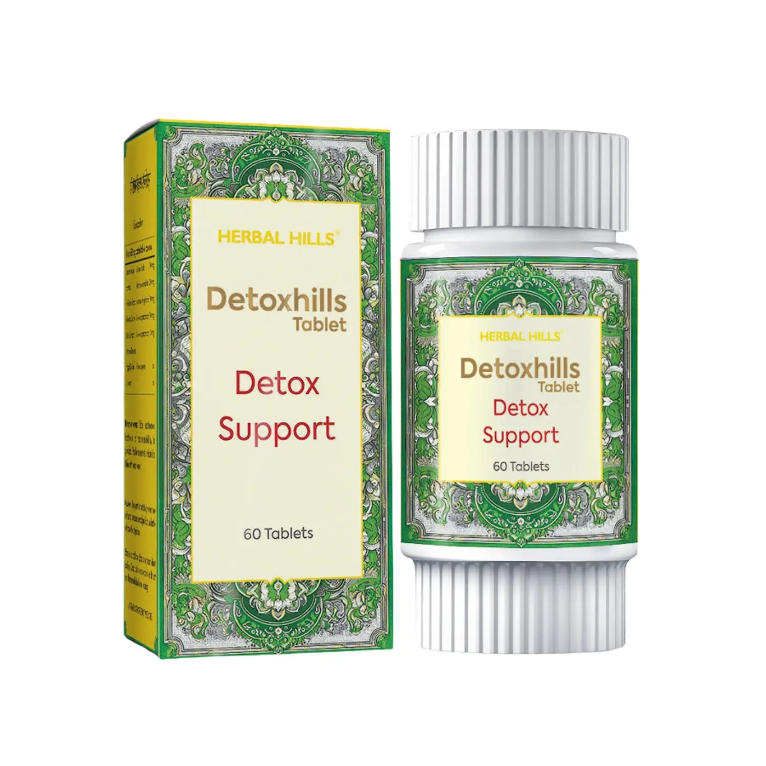 Ayurvedic Detox Tablets – Detoxification Formula – Detoxhills 60 Tablets