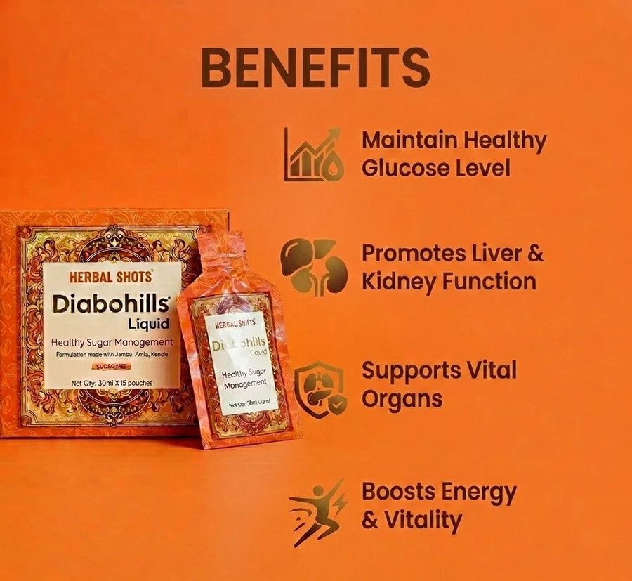 Diabohills Herbal – 30ml *15 Pouches