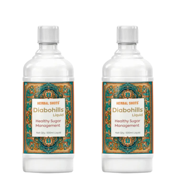 Herbal Hills Diabohills Herbal Shots – 500ml (Pack of 2)