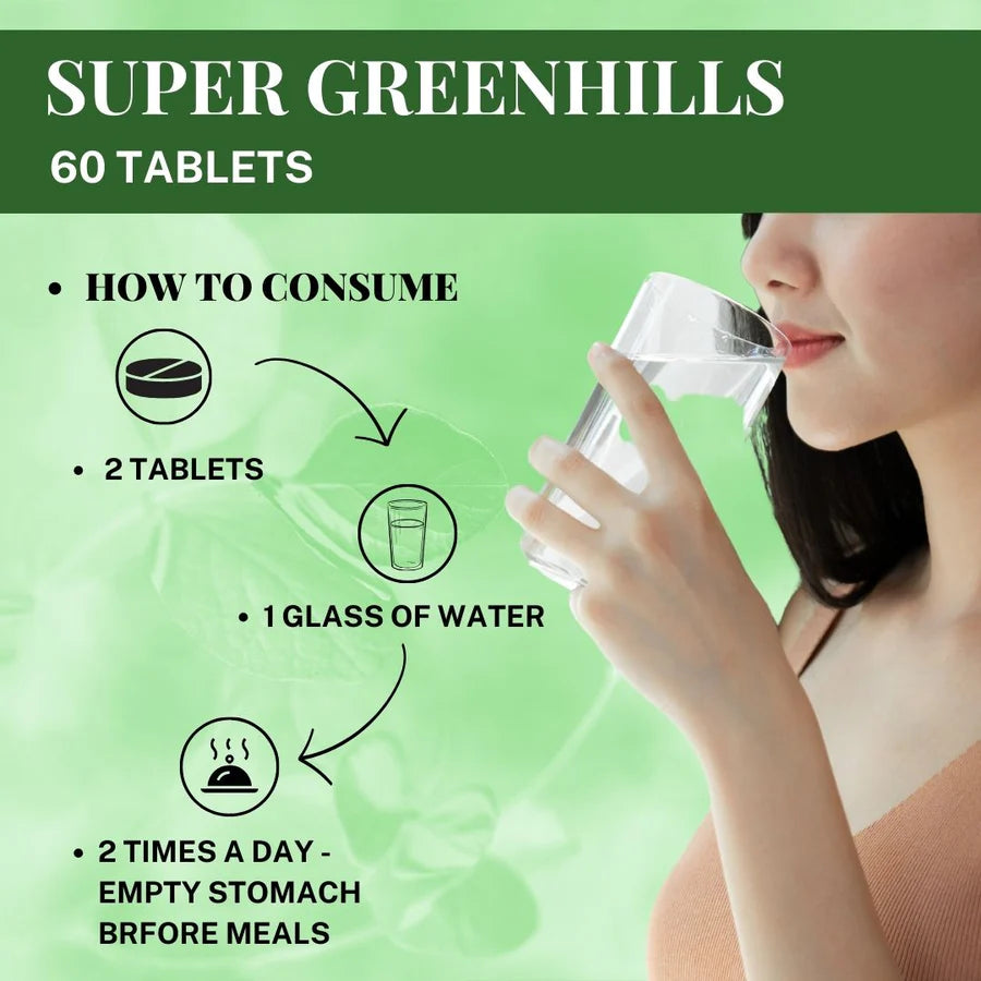 Super Greenhills 900 Tablets Value Pack – Super Green Food Formula