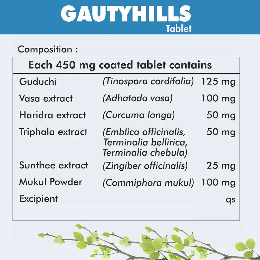 Gautyhills Ayurvedic Tablets for Joint Support | 900 Tablets