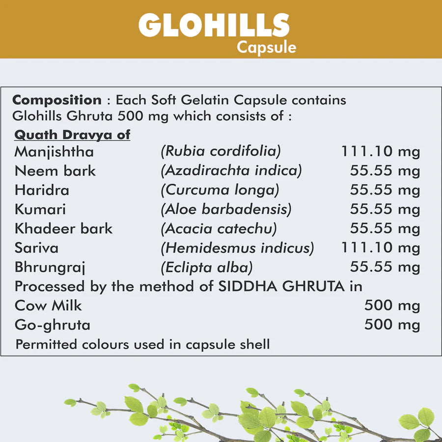 Natural Skin Care formulation – Glohills 30 Soft Capsule (pack of 5)