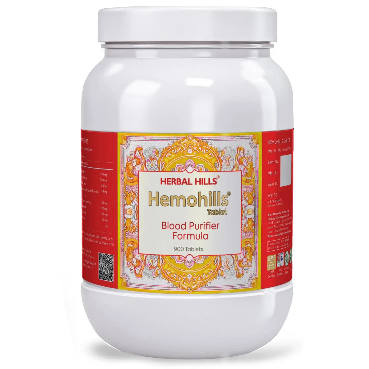 Ayurvedic Blood Purifier Tablets – Hemohills – 900 Tablets