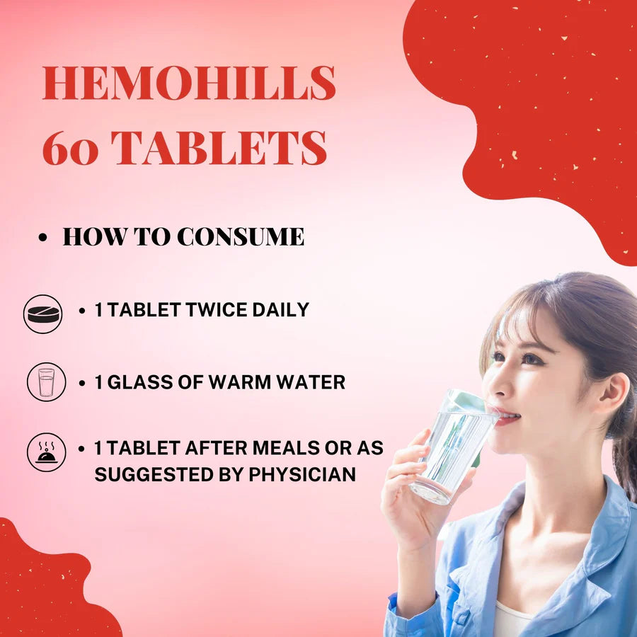 Hemohills Ayurvedic Blood Wellness Support – 60 Tablets Pack of 5 by Herbal Hills