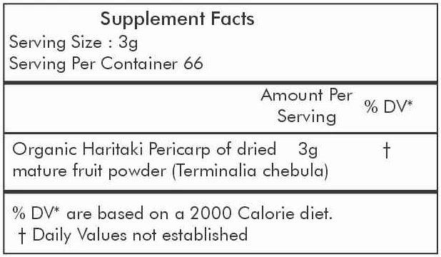 Haritaki Churna Powder – 200g (Pack of 5) | Standardized Ayurvedic Quality | Herbal Hills