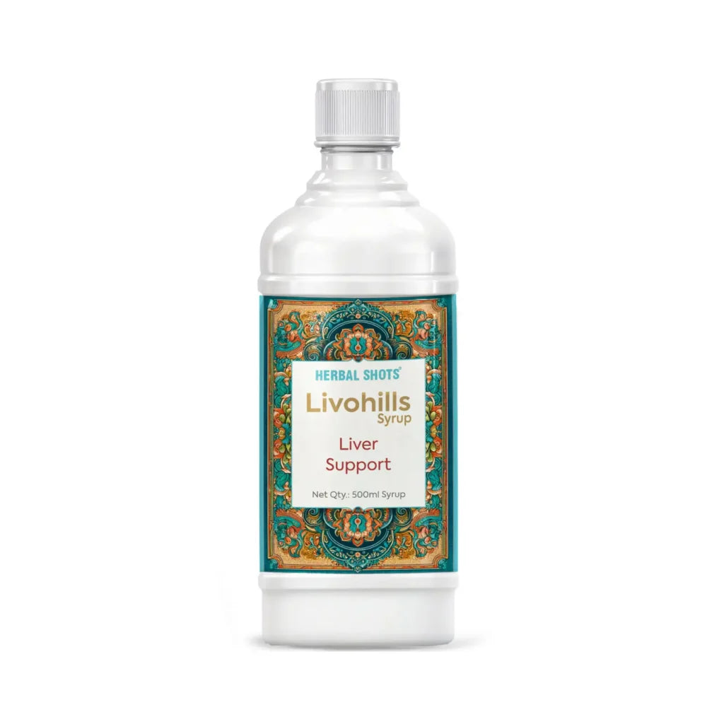 Ayurvedic Liver Tonic – Liver Support Syrup – Livohills Herbal Shots 500ml