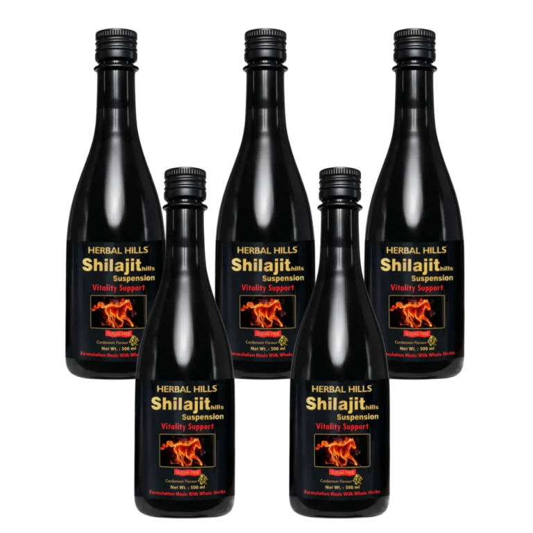 Men’s Health Drink – Shilajit Syrup 500 ML (Pack of 5)